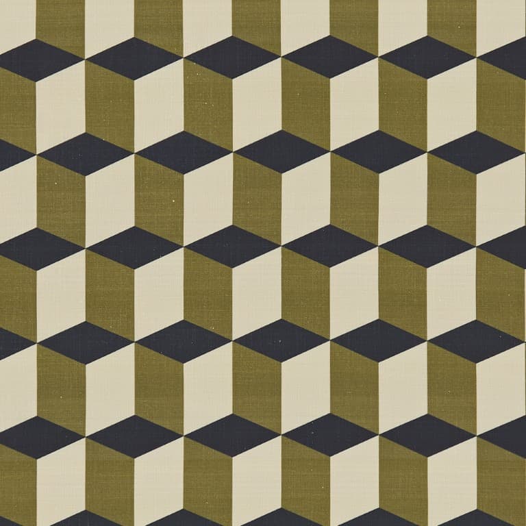 Cubes Khaki Roman blind