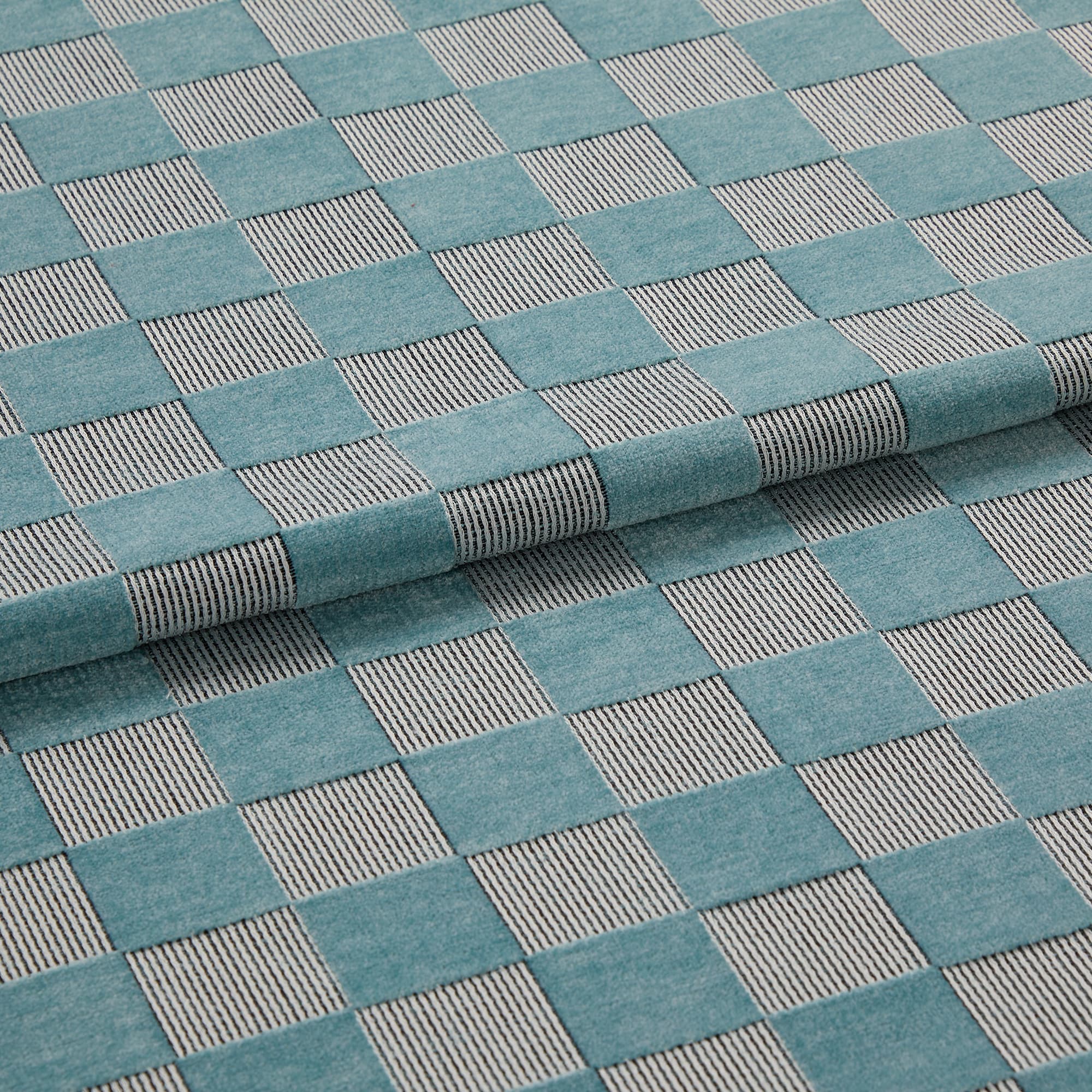 Checkerboard Mineral Curtains