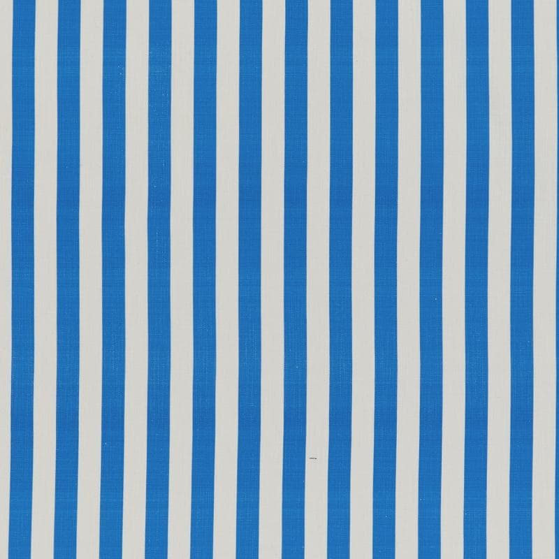 Portofino Stripe Brilliant Blue Roman blind