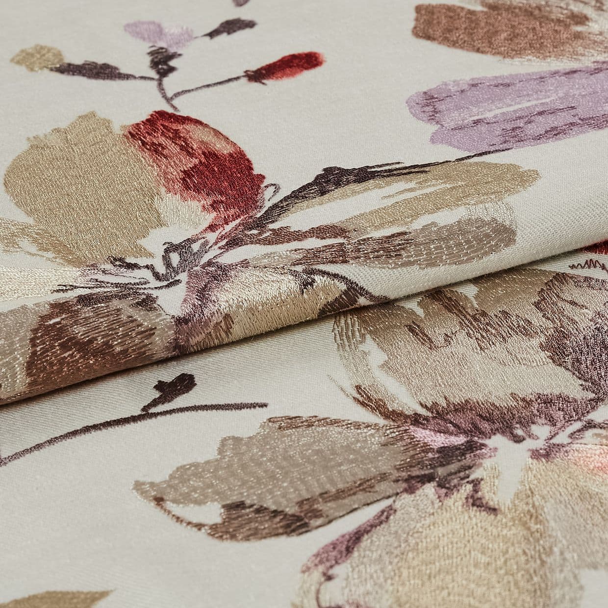 Forenza Lilac Fog Roman blind
