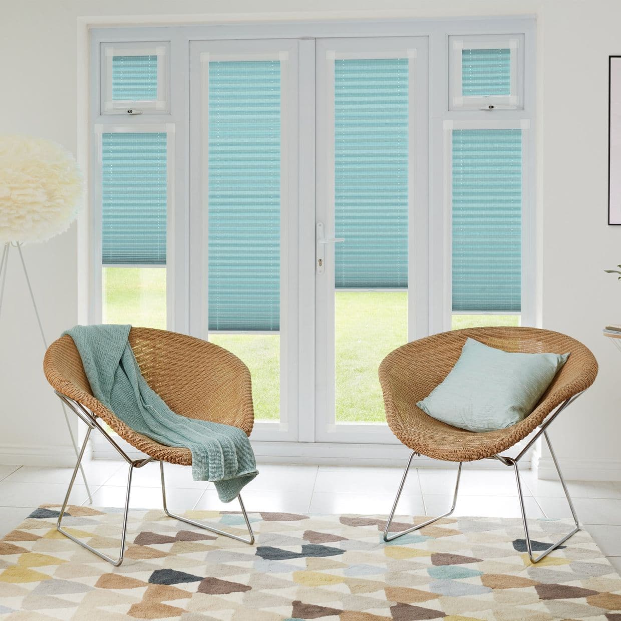 Bali Petrol Perfect fit Pleated blind