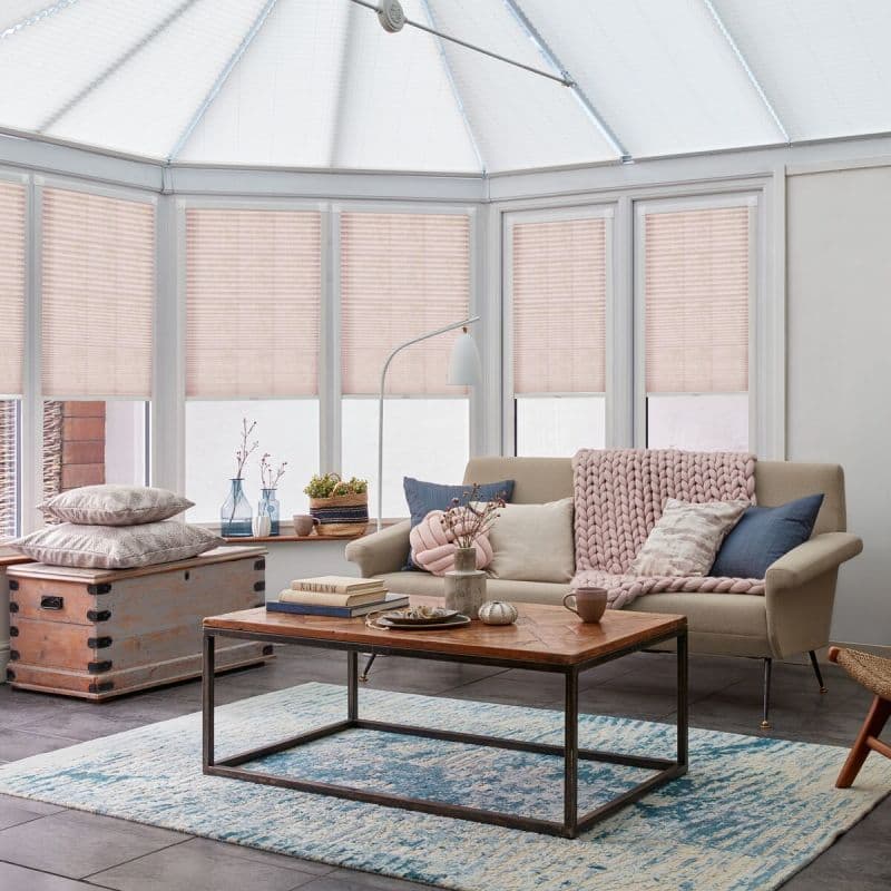 Lumina Sheer Blossom Pleated blind