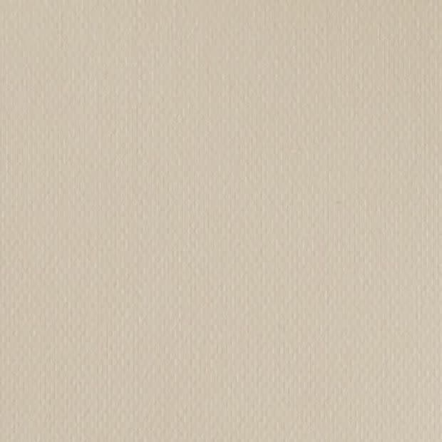 Beige woven-texture wallpaper covers the entire frame, its subtle vertical grain and tiny repeating diamond pattern visible; flat, evenly lit surface suggesting a neutral interior wall under diffuse lighting.