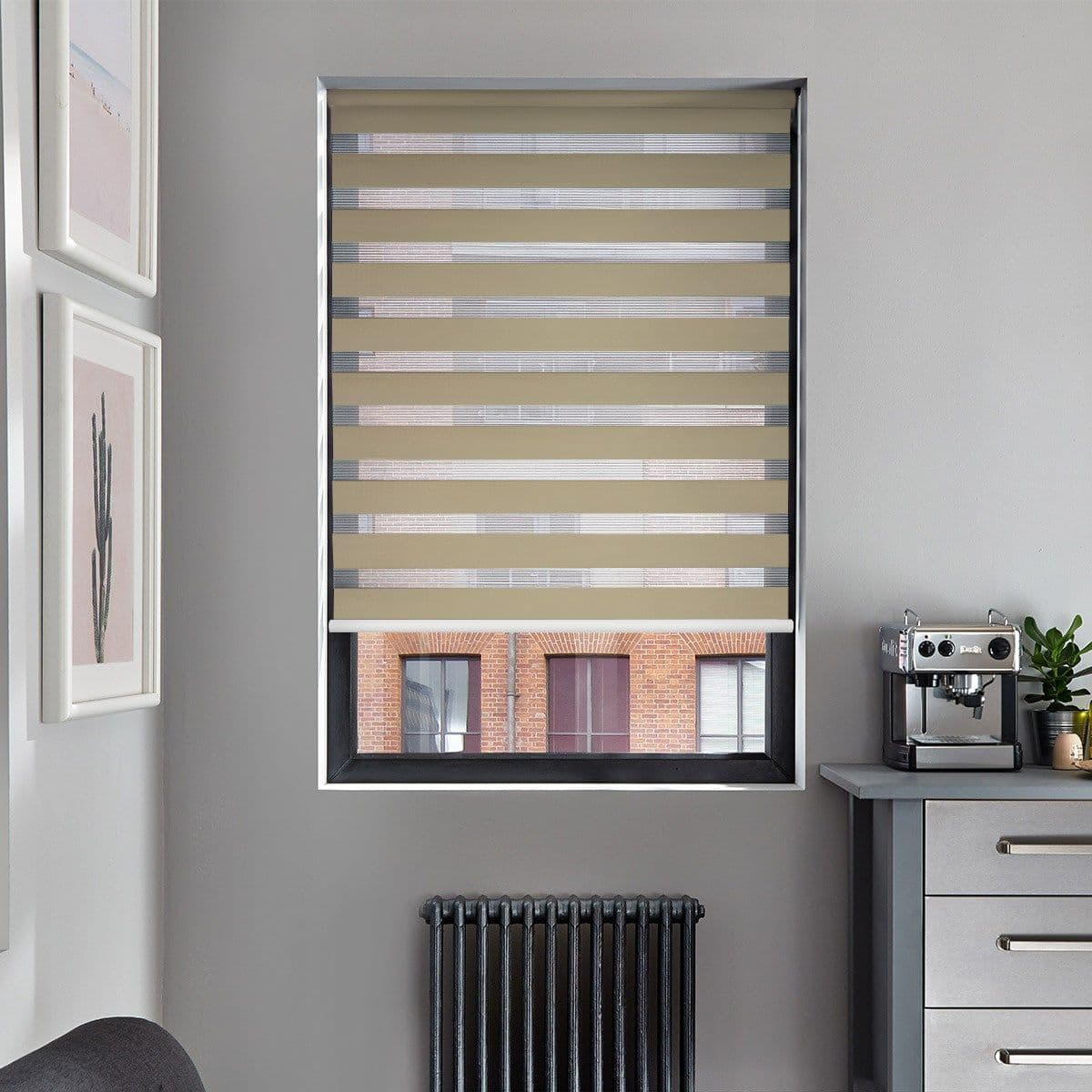 Dusk Beige Dimout Day and Night Blind