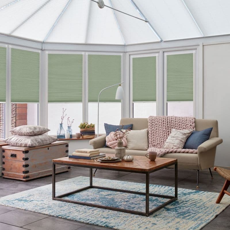 Thermashade Blackout Forest Pleated blind