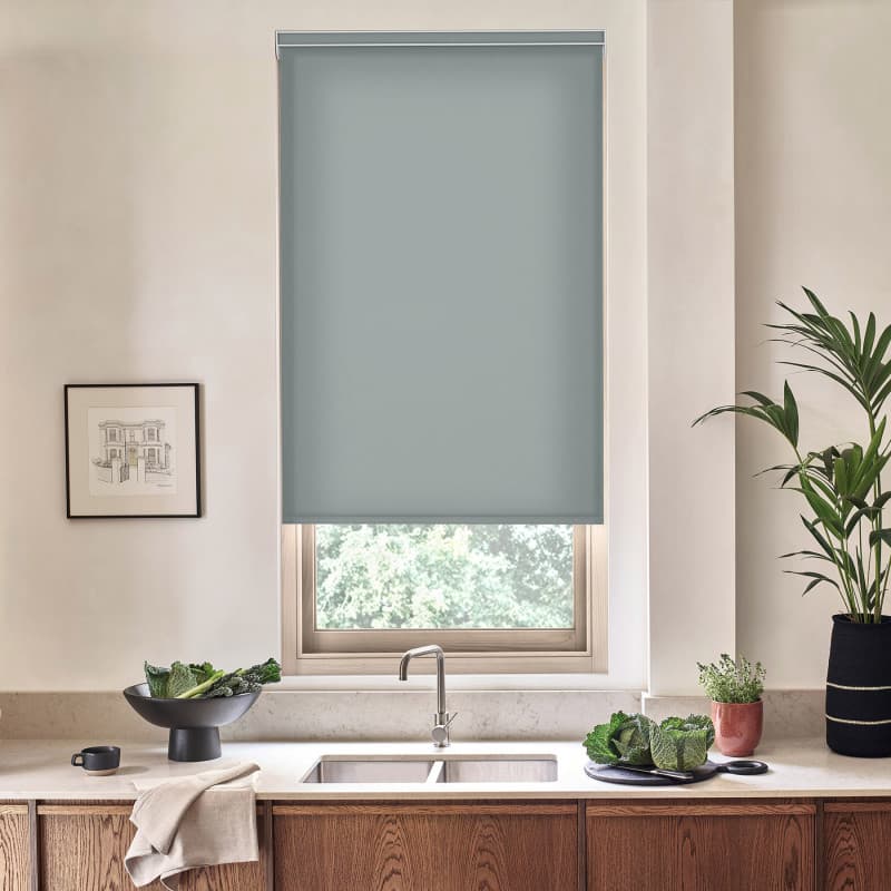 Acacia Wide Grey Roller Blind