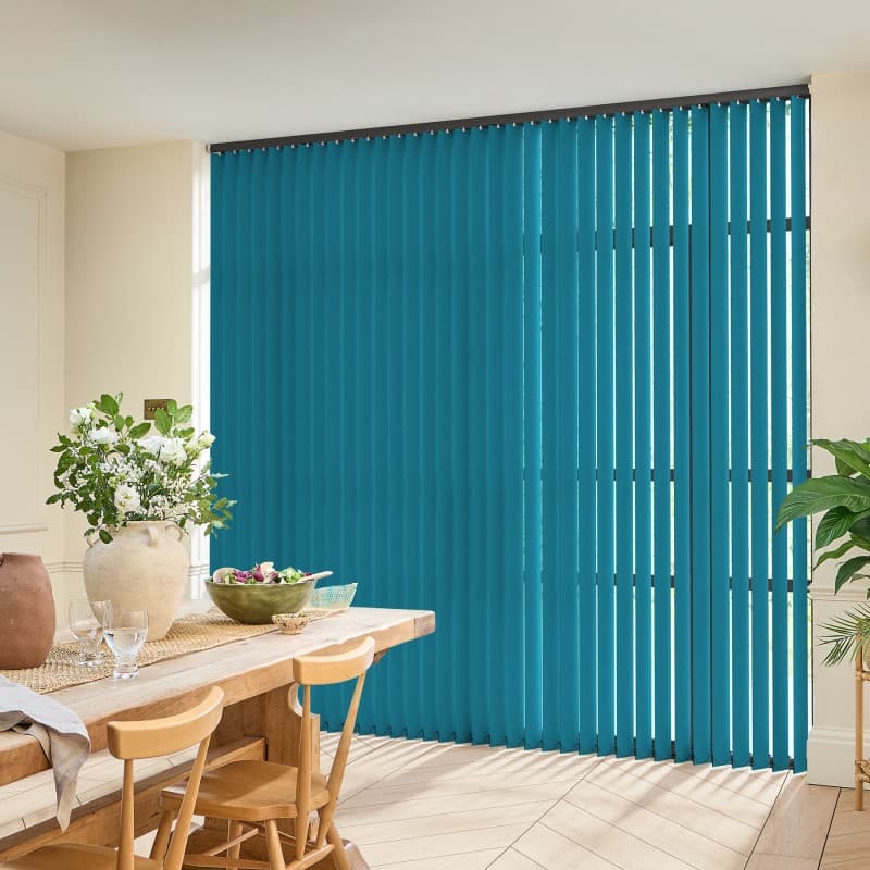 Acacia Teal Vertical blind