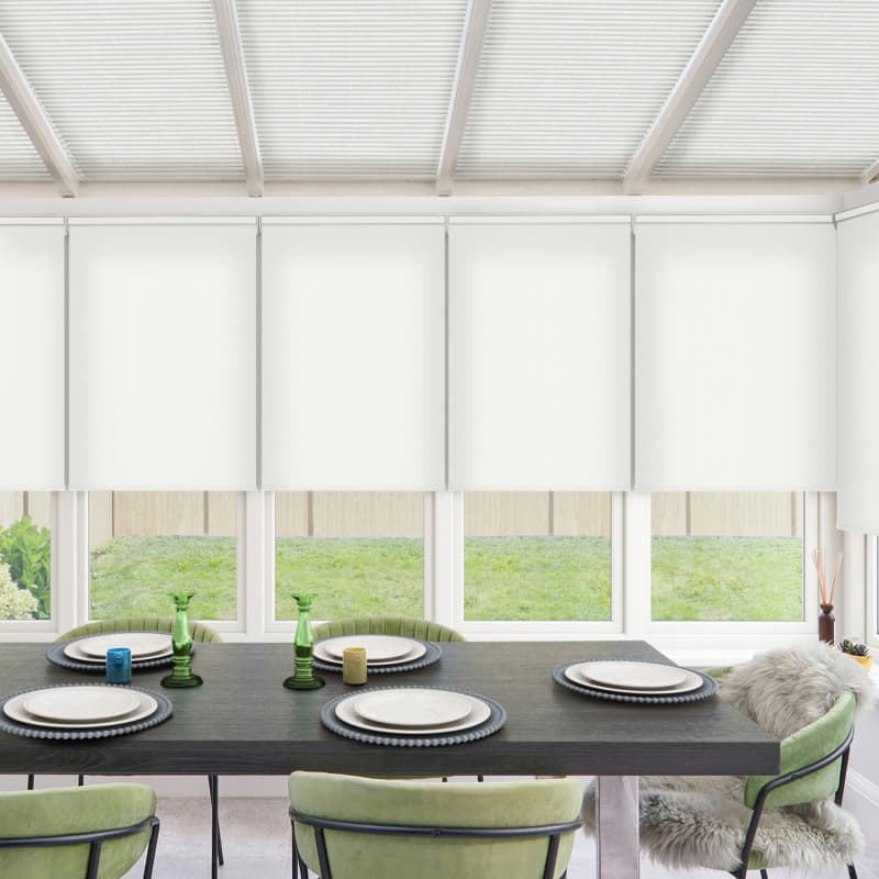 Florence White Roller Blind