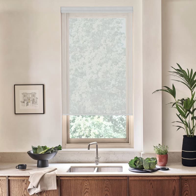Ives White Roller Blind