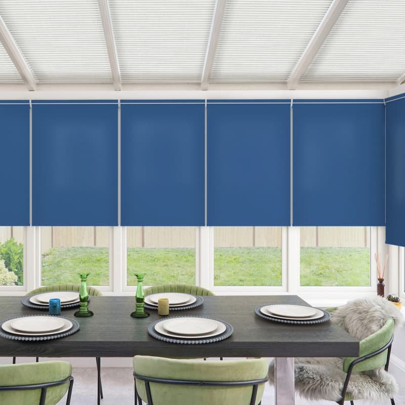 Acacia Royal Blue Roller Blind