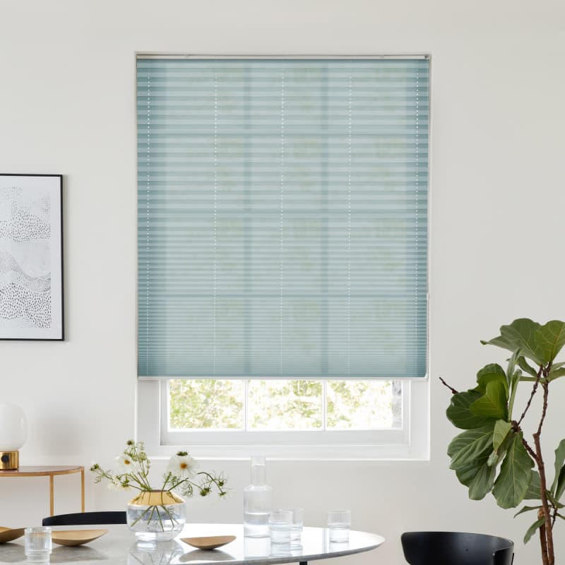 Lumina Sheer Ocean Pleated blind