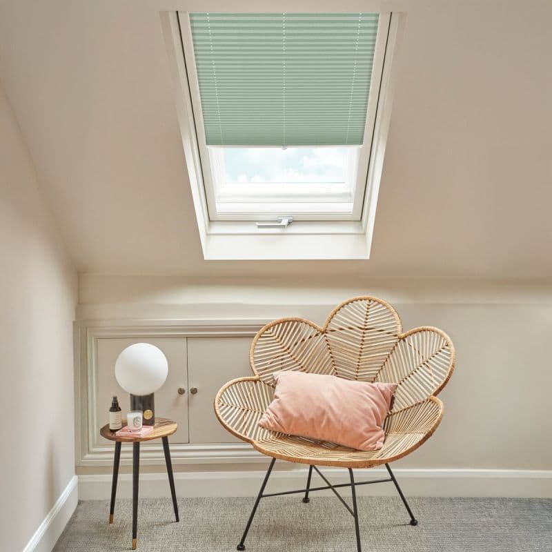 Finsbury Jade Pleated blind