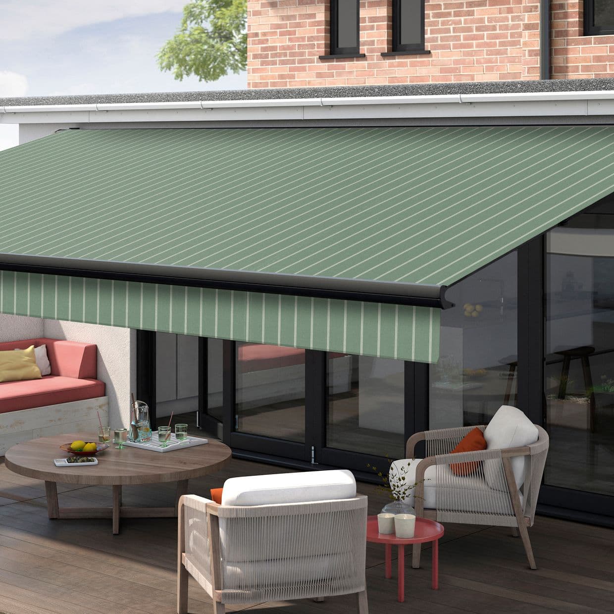Horizon Green Awning