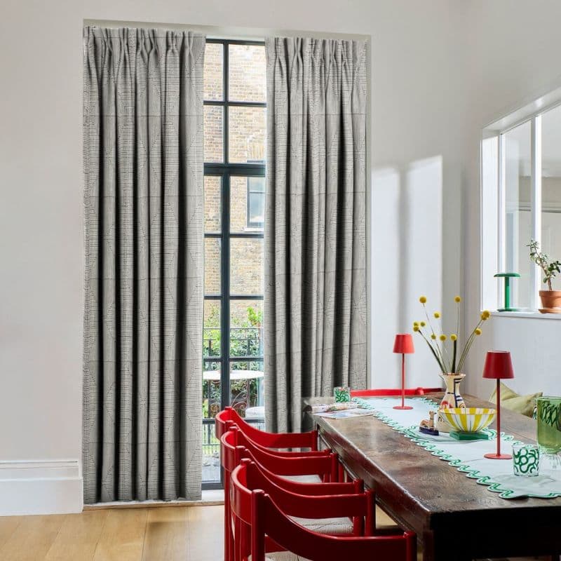 Inkdrop Ivory Curtains