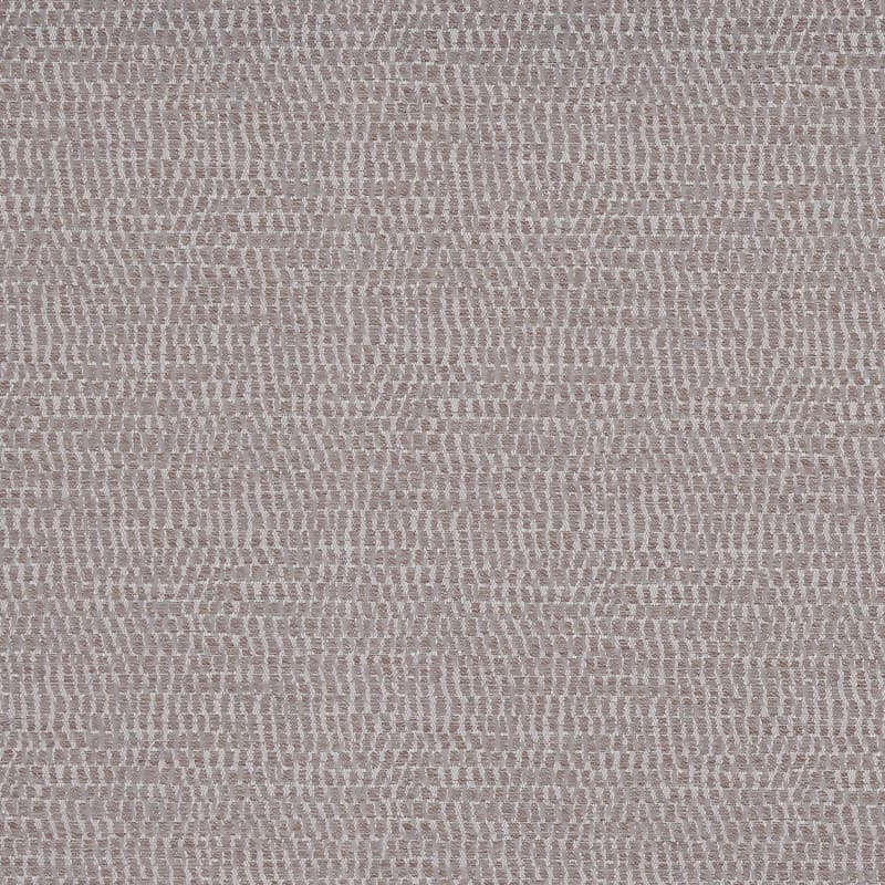 Woven fabric swatch with tight, wavy geometric weave in taupe and off-white, displayed flat â€” coarse textured threads visible, evenly lit close-up without surrounding context.