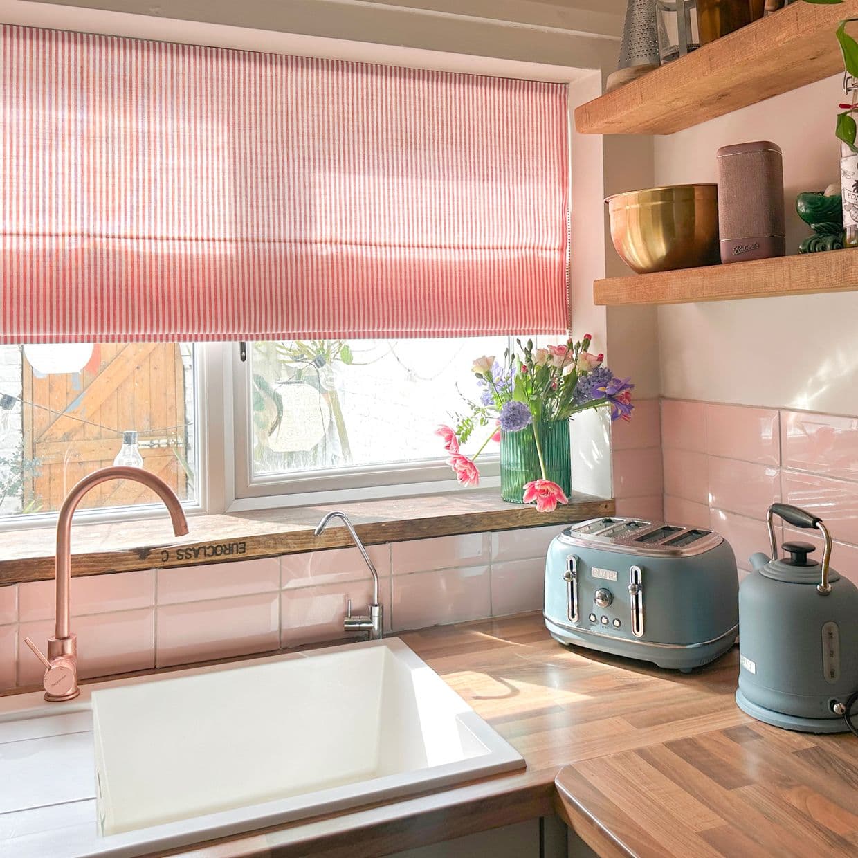 Nautique Rouge Roman Blind