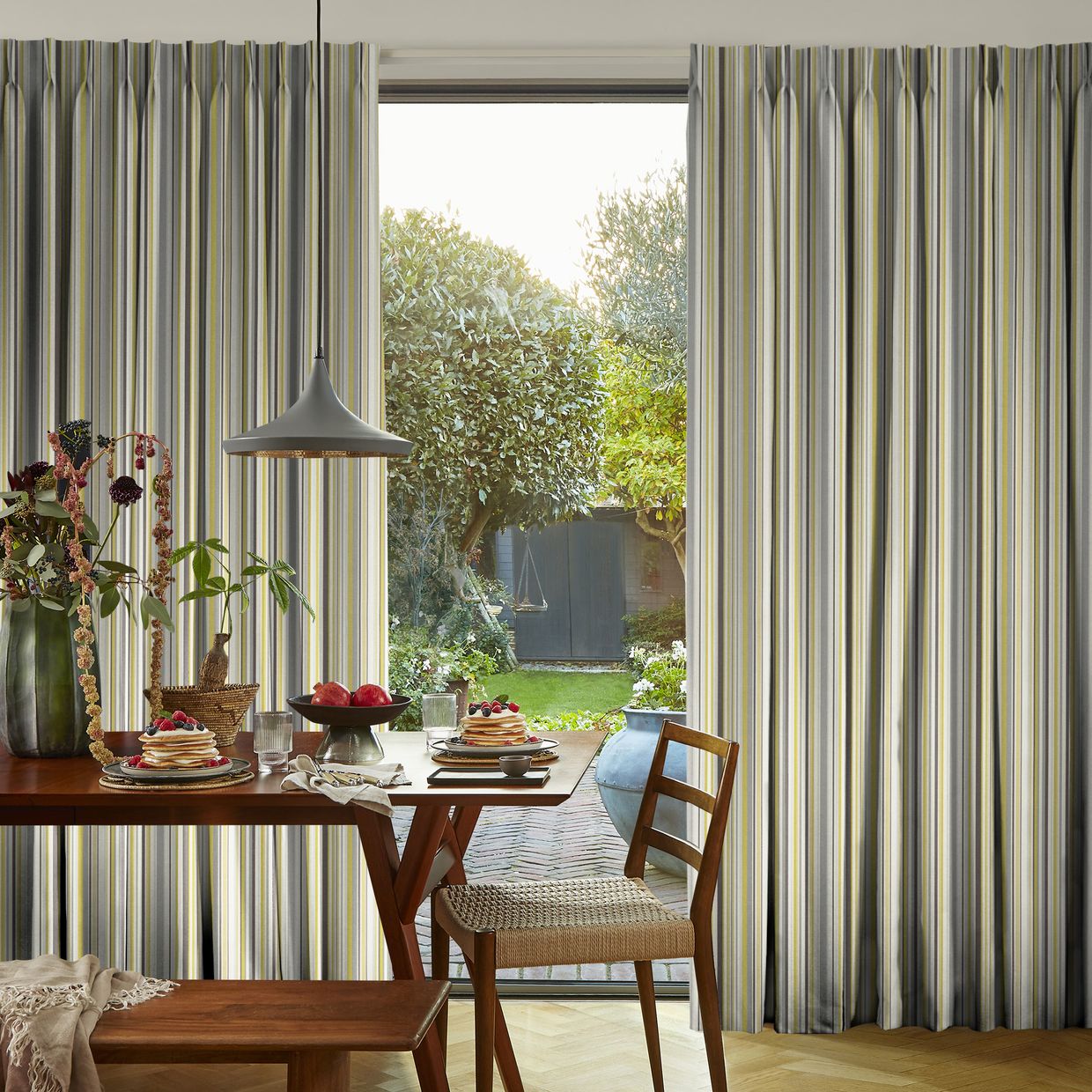 City Chartreuse Curtain
