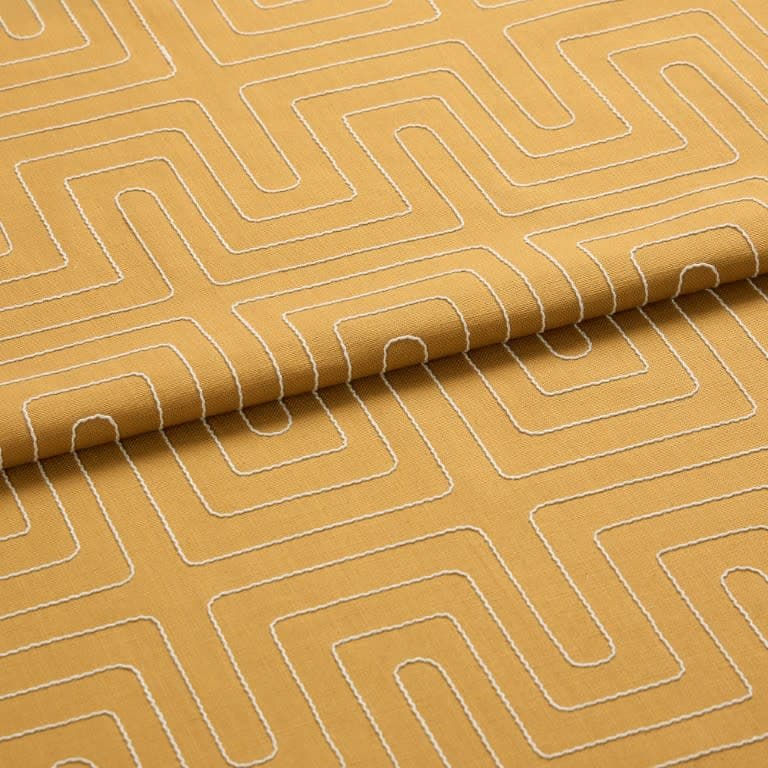 Lisbon Mustard Roman blind