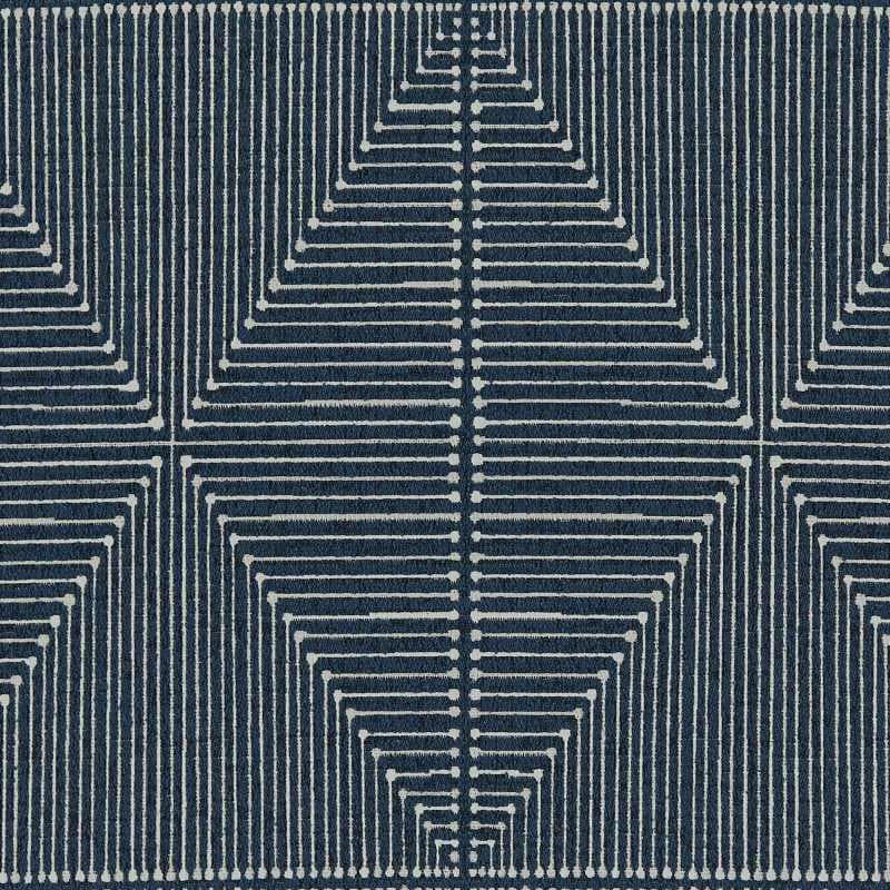 Inkdrop Navy Curtains