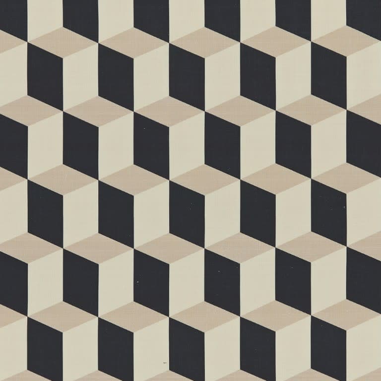 Cubes Canvas Curtains