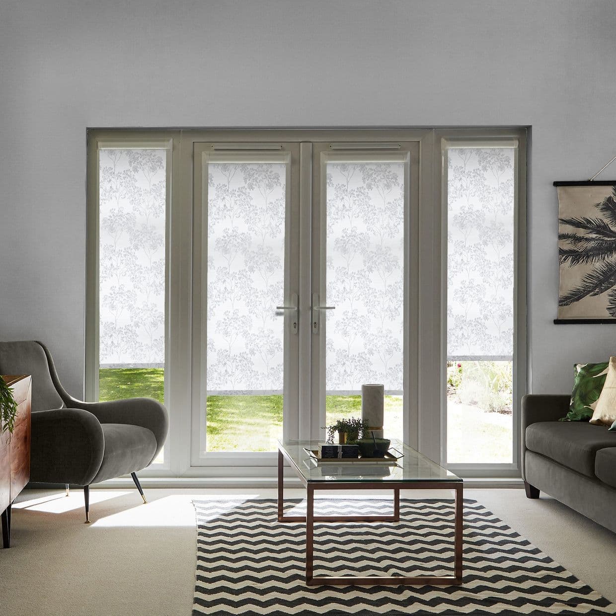 Elona Silver Perfect Fit Roller blind