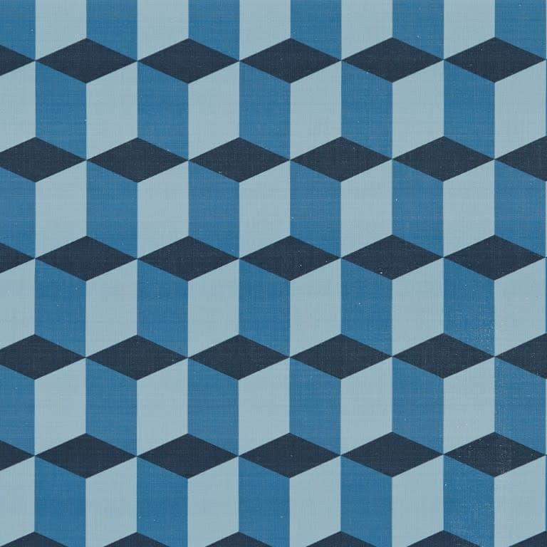 Cubes Denim Curtains