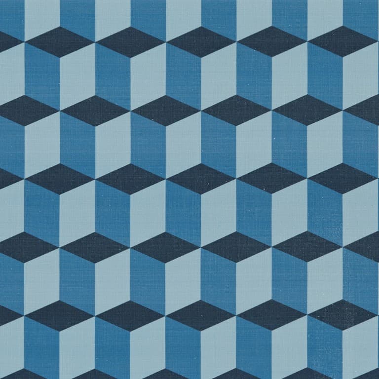 Cubes Denim Roman blind