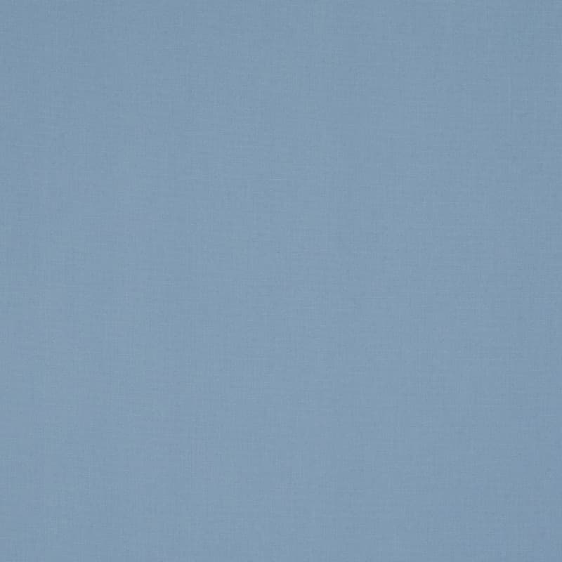 Square plain fabric sample in mid to deep ink blue.