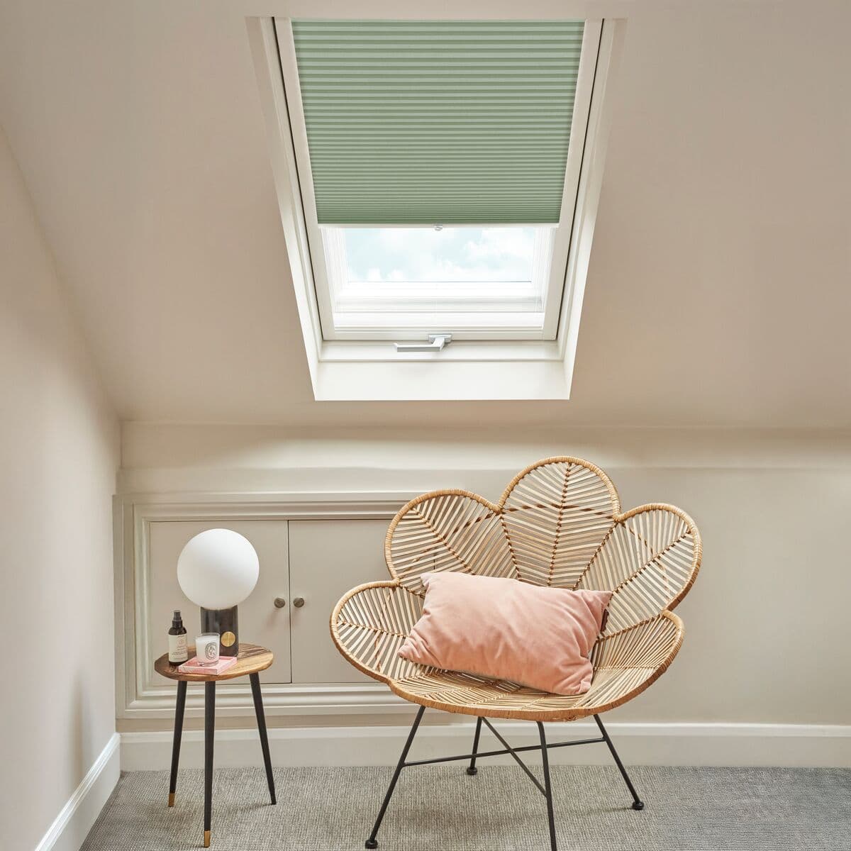 Thermashade Blackout Forest Pleated blind