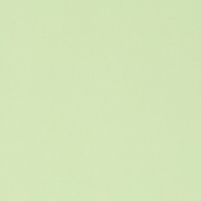 Square plain fabric sample in lemongrass green.