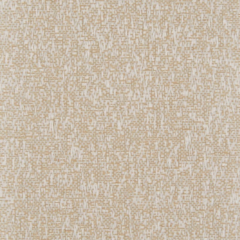 Beige woven-pattern wallpaper covering a surface, showing dense crosshatch texture; lying flat and static; interior wall with neutral, even lighting, close-up view.