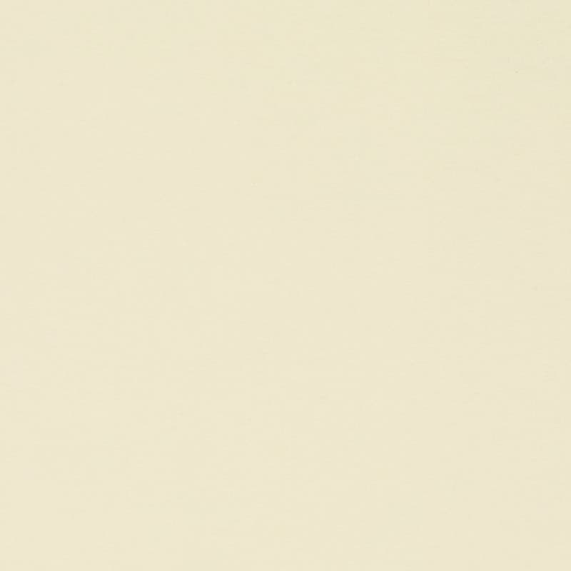 Square plain fabric sample in deep cream.