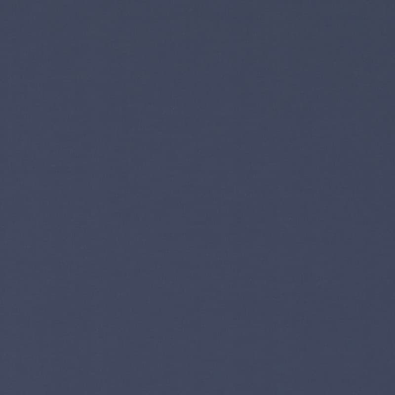 Square plain fabric sample in mid to deep blue.
