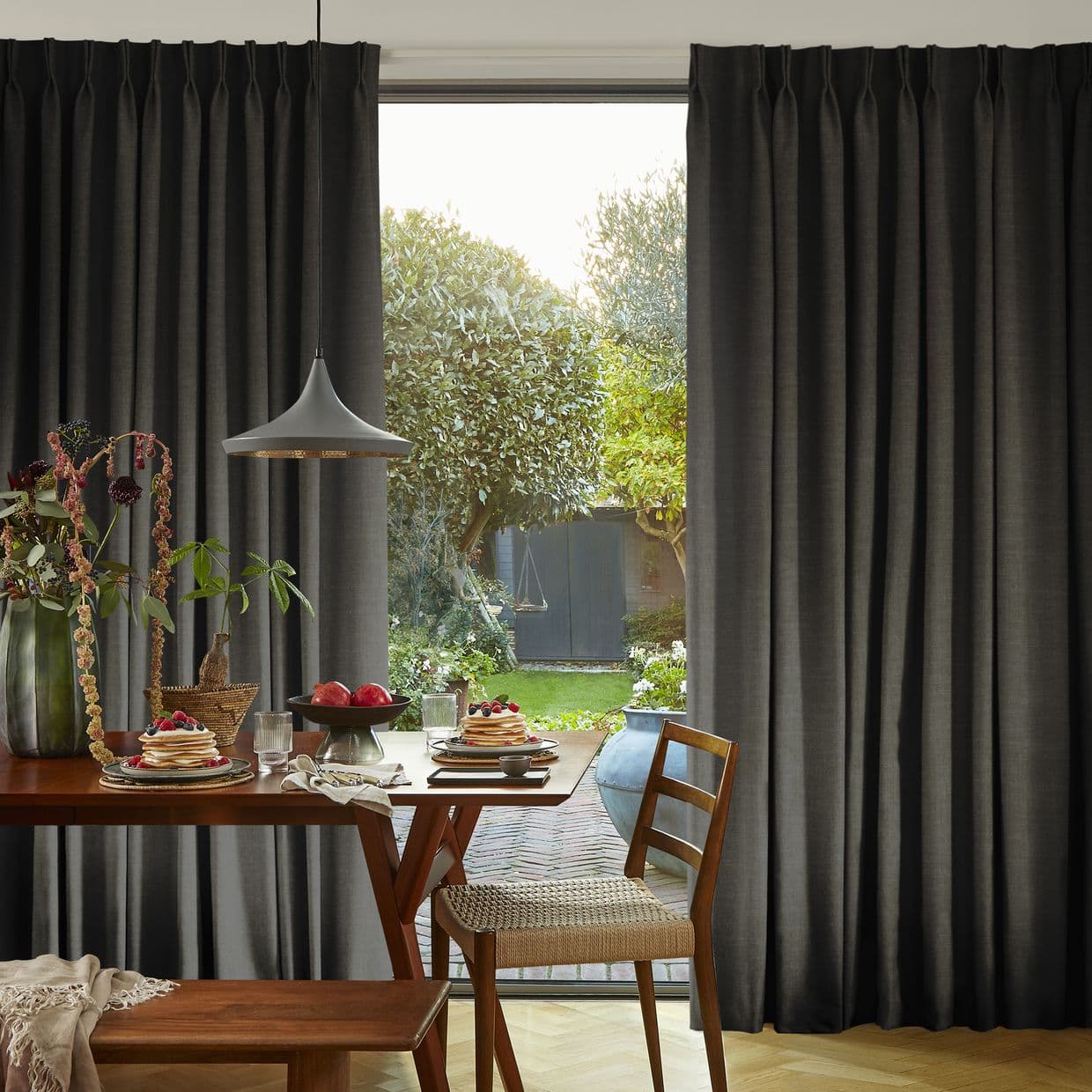 Islita Charcoal Curtain