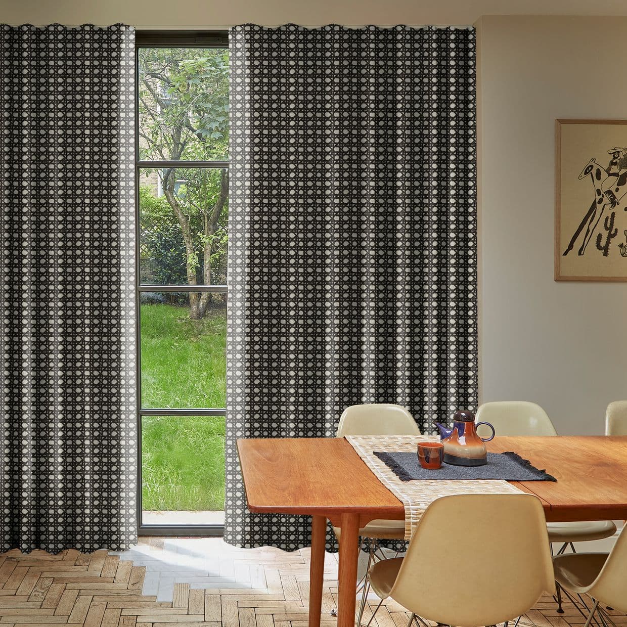 Wyndhams Rattan Umber Curtain