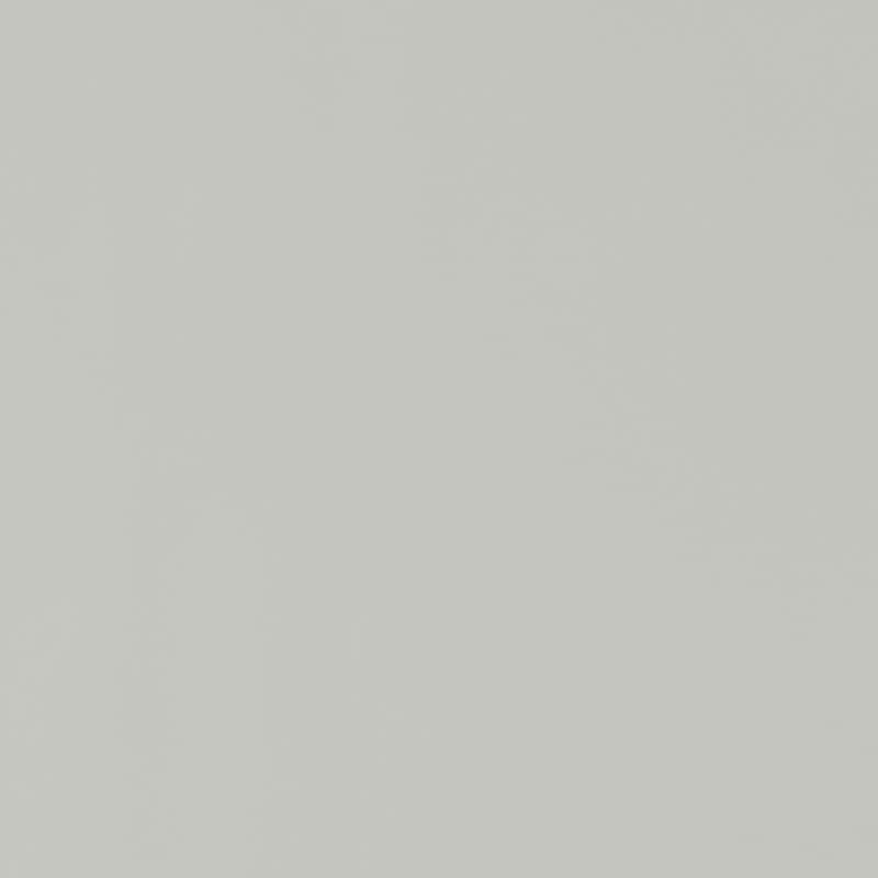 Square plain fabric sample in pale steel grey.