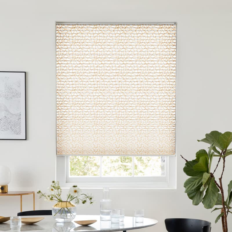 Darwin Ochre Pleated blind