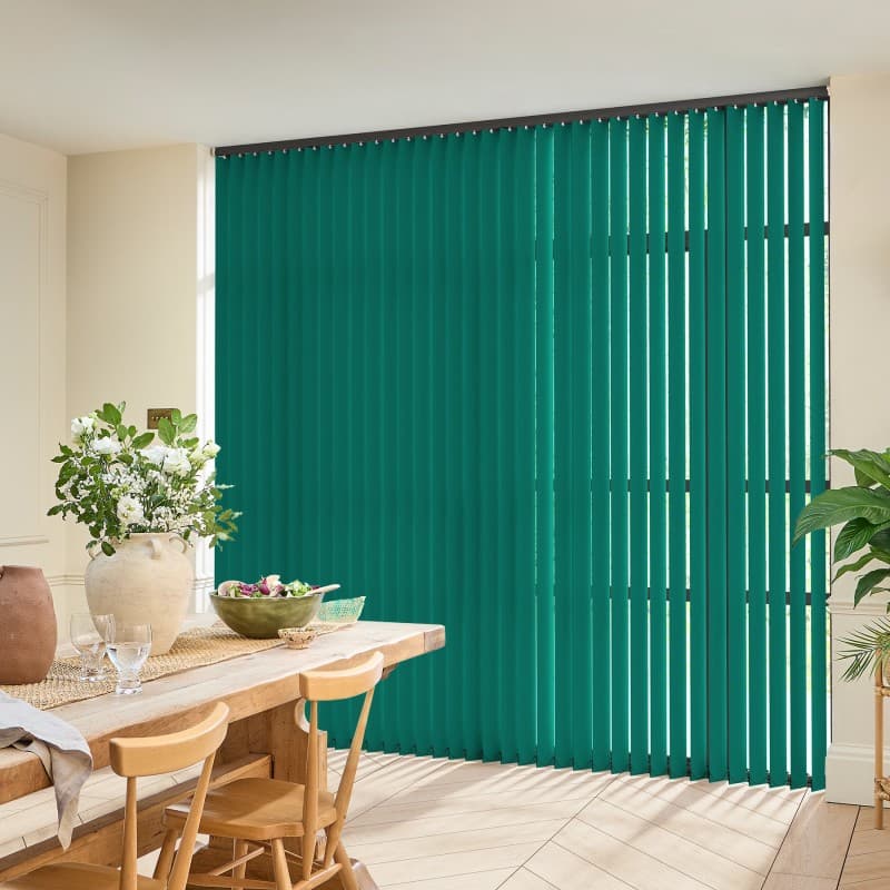 Acacia Blackout Emerald Vertical blind