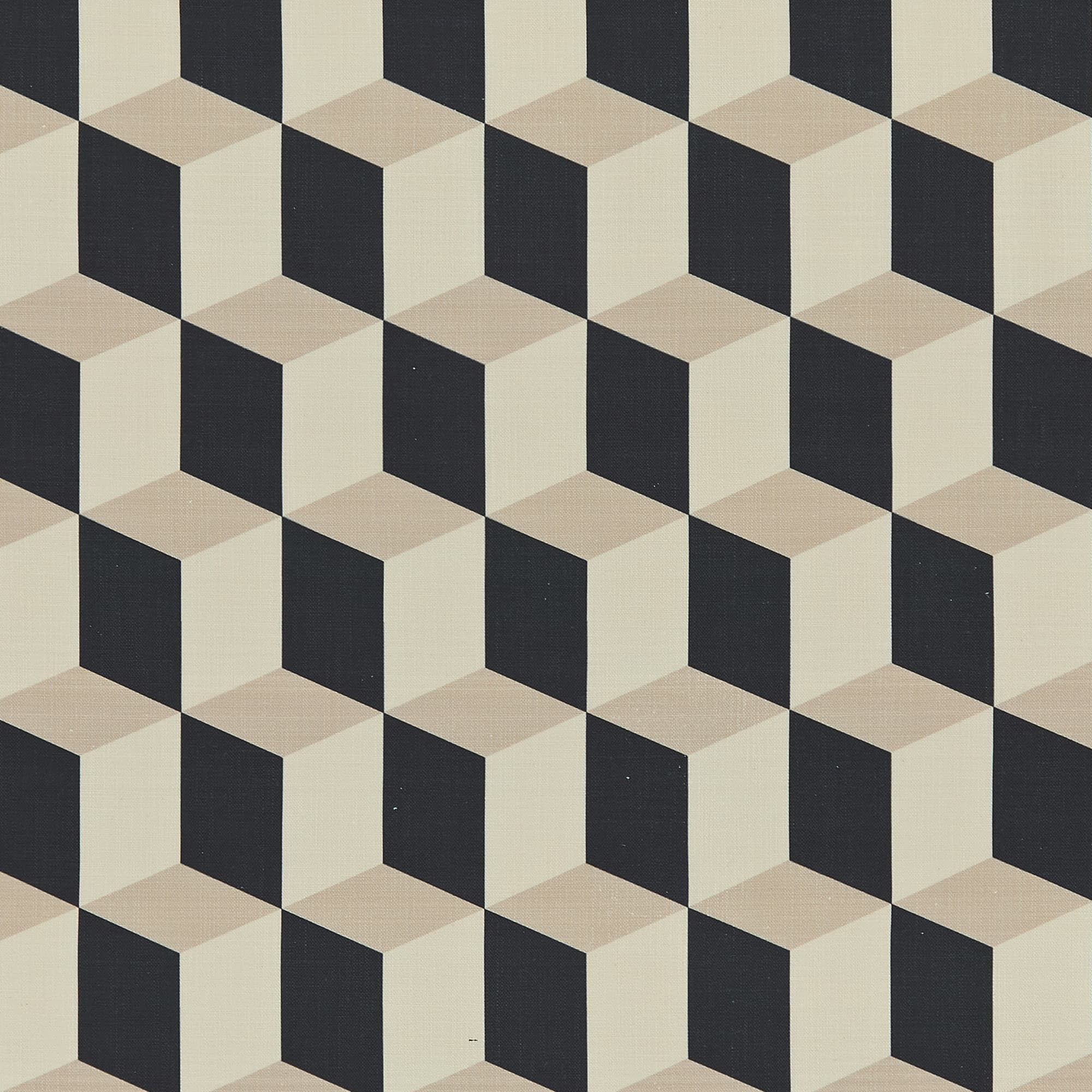 Cubes Canvas Curtains