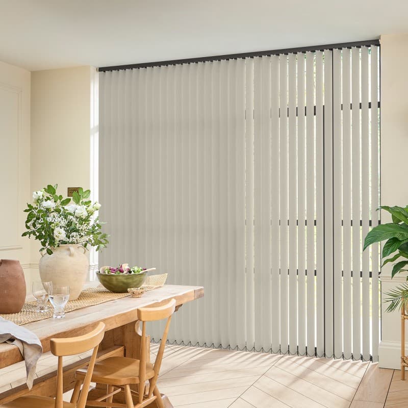 Alaska FR Stone Grey Vertical blind