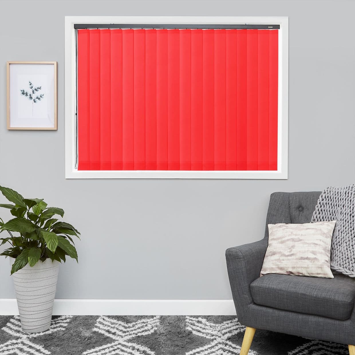 Acacia Red Vertical Blind