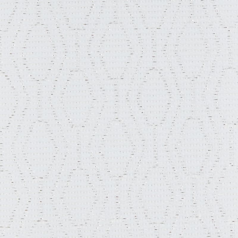 White textured fabric featuring subtle dotted circular stitch patterns; lying flat and covering the frame in a repeating grid, shown close-up under even, neutral lighting.