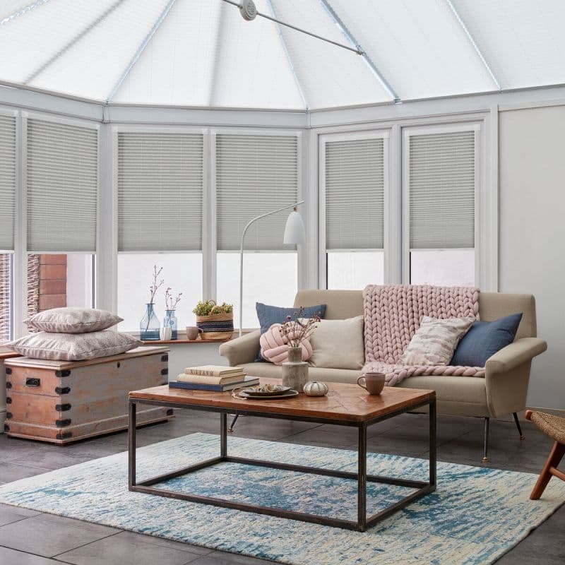 Haven Graphite Pleated blind