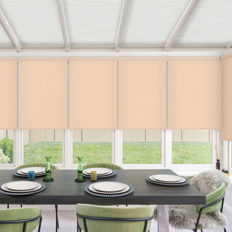 Florence Peach Roller Blind