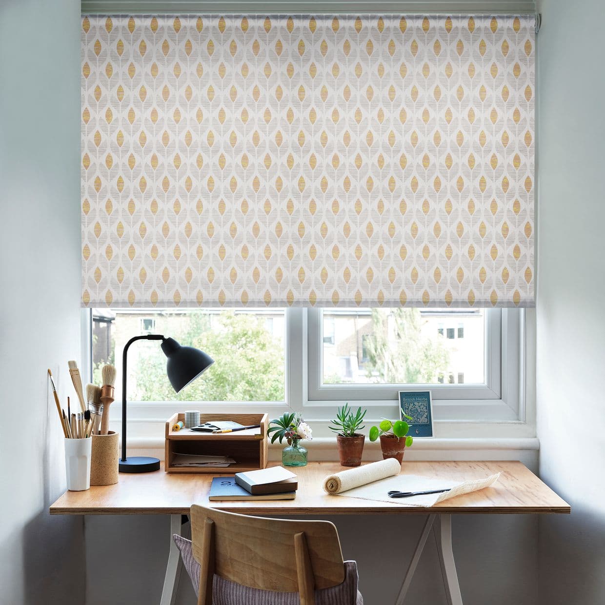 Petula Ochre Roller Blind