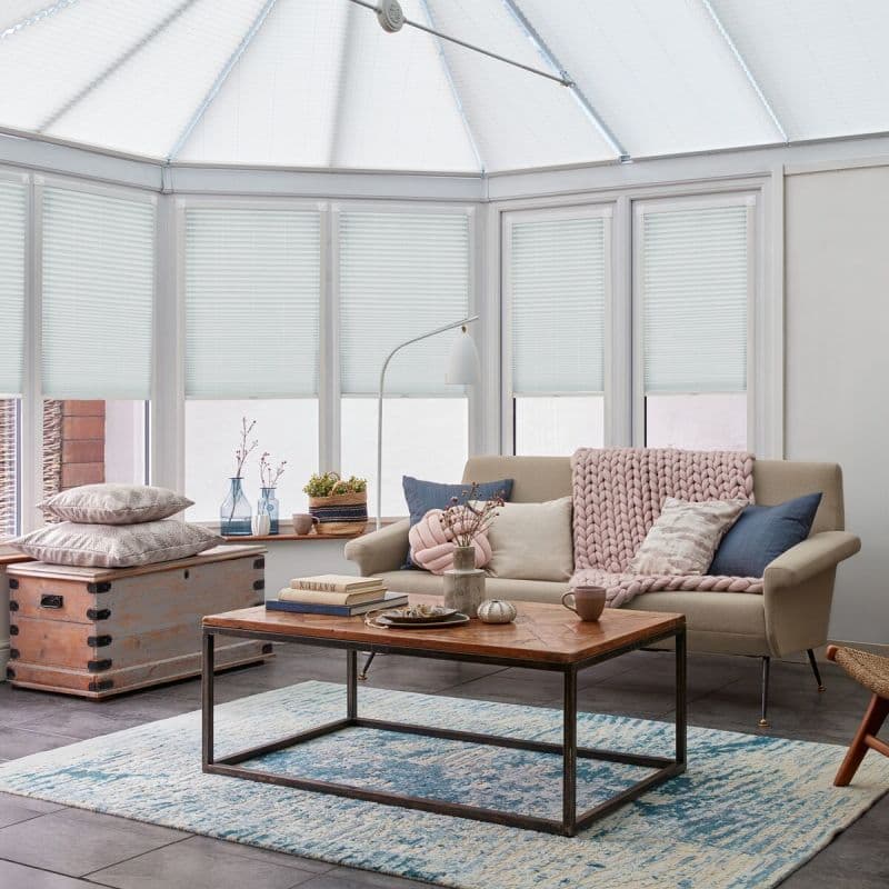 Seren White Pleated blind