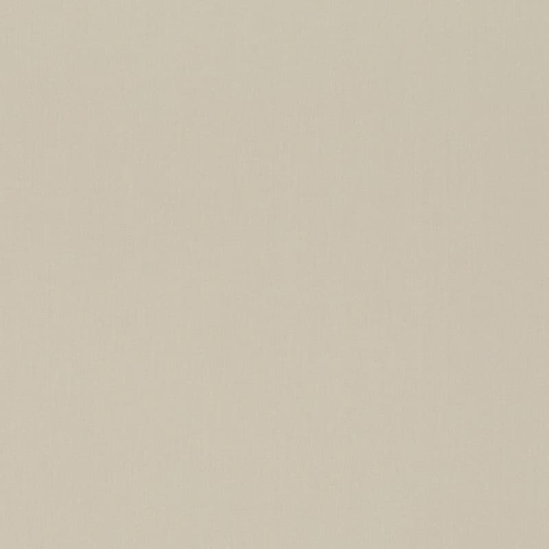 Square plain fabric sample in mid to light beige.