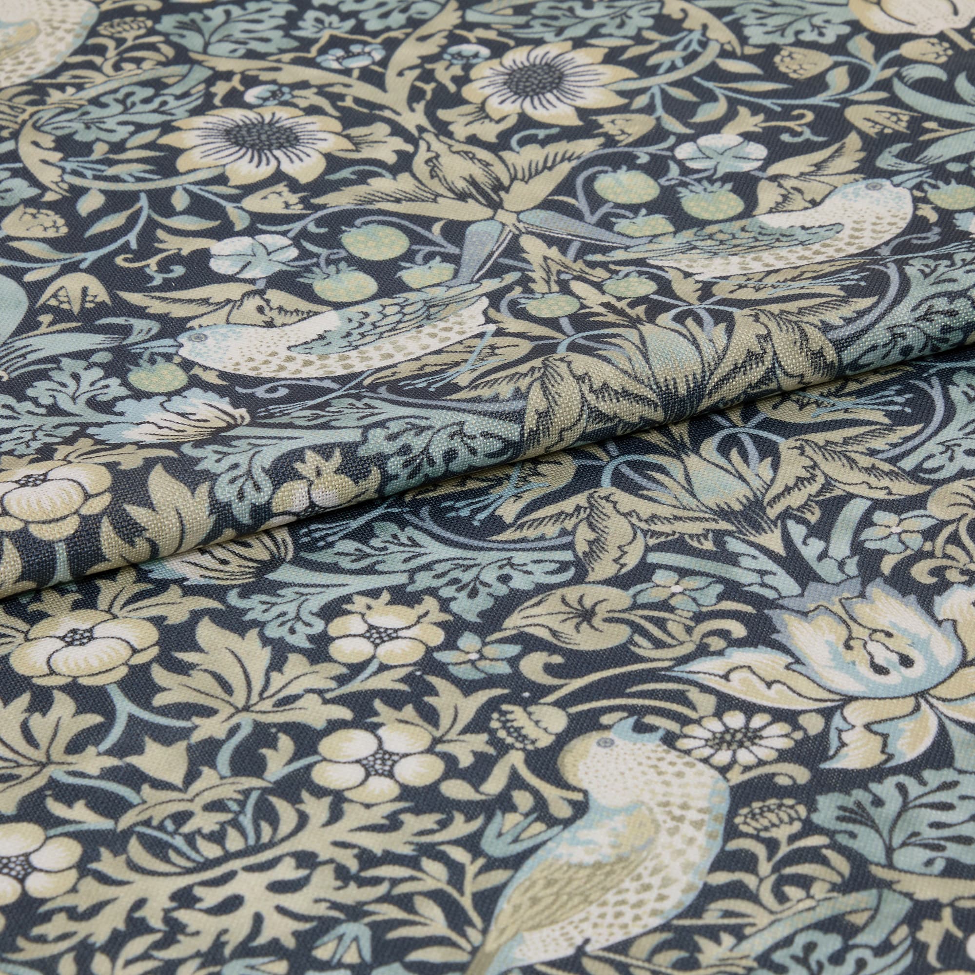 Strawberry Thief Dusk Roman Blind