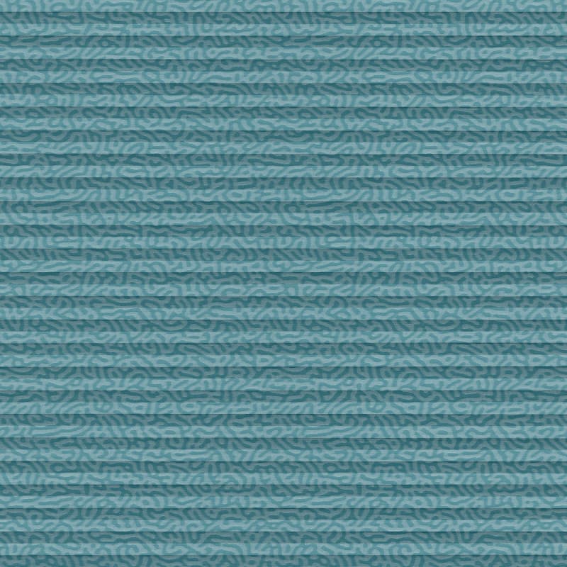 Storm Teal Pleated blind