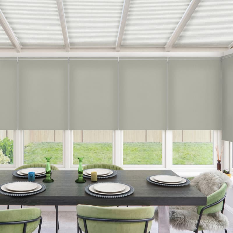 Acacia Wide Greige Roller Blind